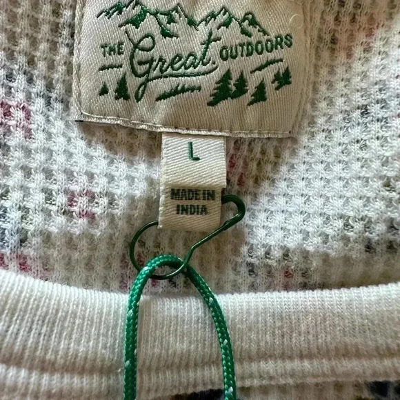NWT The Great Outdoors Floral Thermal - Picture 5 of 7
